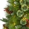 5ft. Pre-Lit Montana Mixed Pine, Pinecones & Berries Artificial Christmas Tree with Clear LED Lights